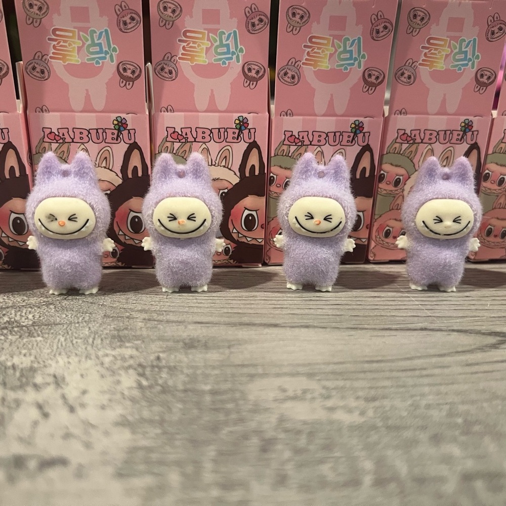 Mini Labubu keychain
